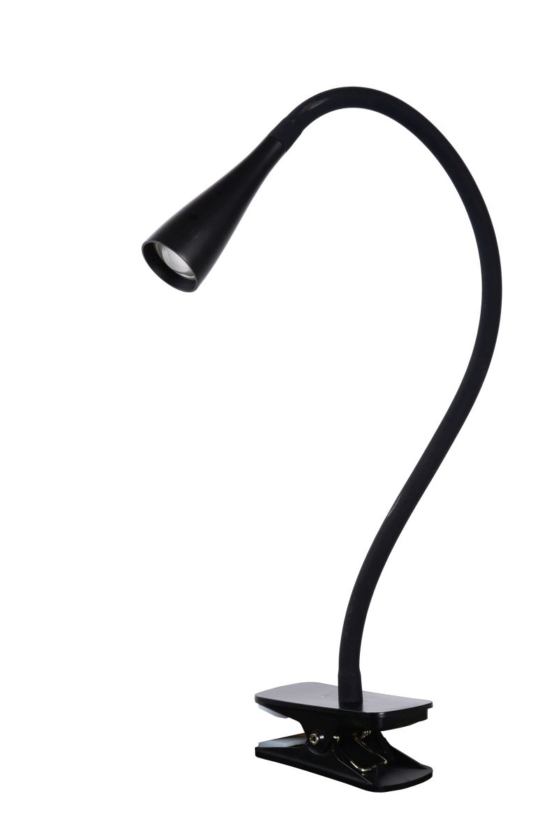 Lucide ZOZY - Clamp lampa - LED Dim. - 1x4W 3000K - 3 StepDim - Čierny